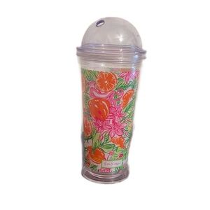 Lilly Pulitzer Monkeys and Oranges Tumbler Drink/Beverage Holder